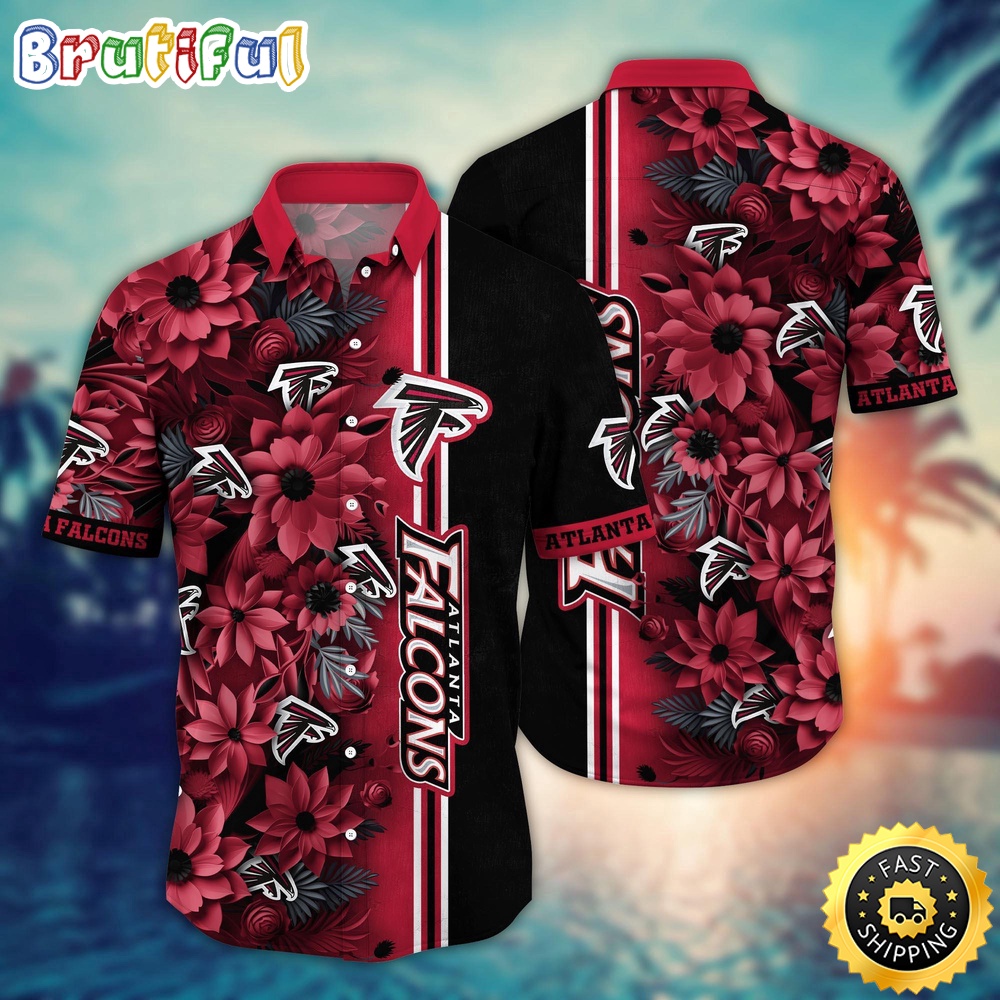 NFL Atlanta Falcons Hawaii Shirt Flower Tropical Vibes In Shirts