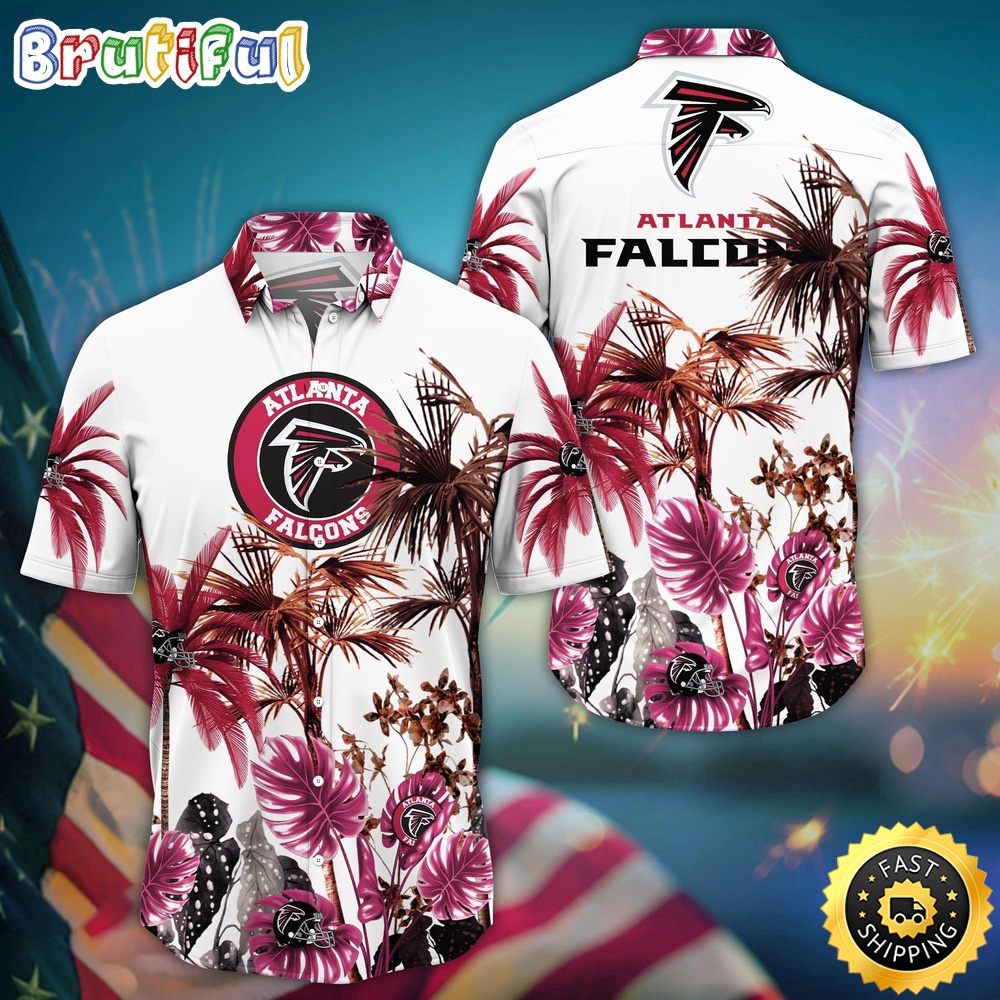 NFL Atlanta Falcons Hawaii Shirt Palm Tree Aloha Shirt For Fans
