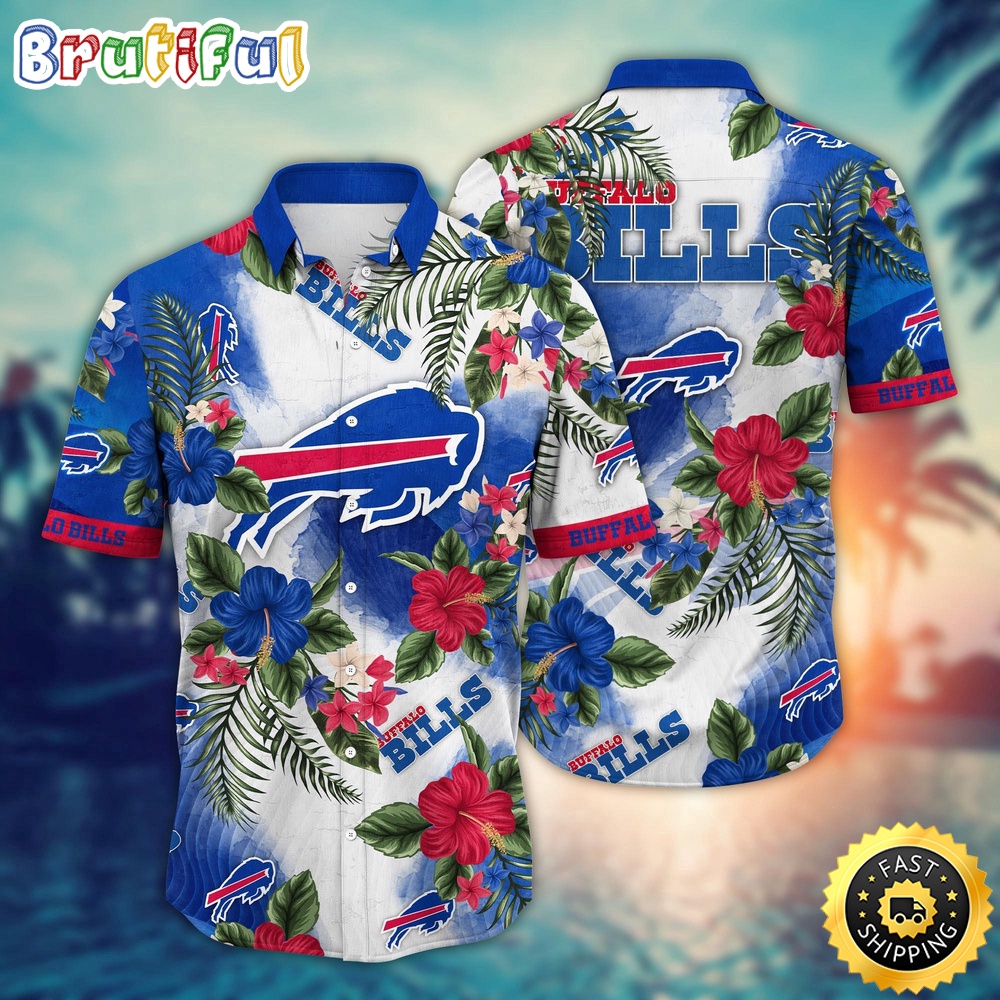 NFL Buffalo Bills Hawaii Shirt Flower Trendy Floral Tops
