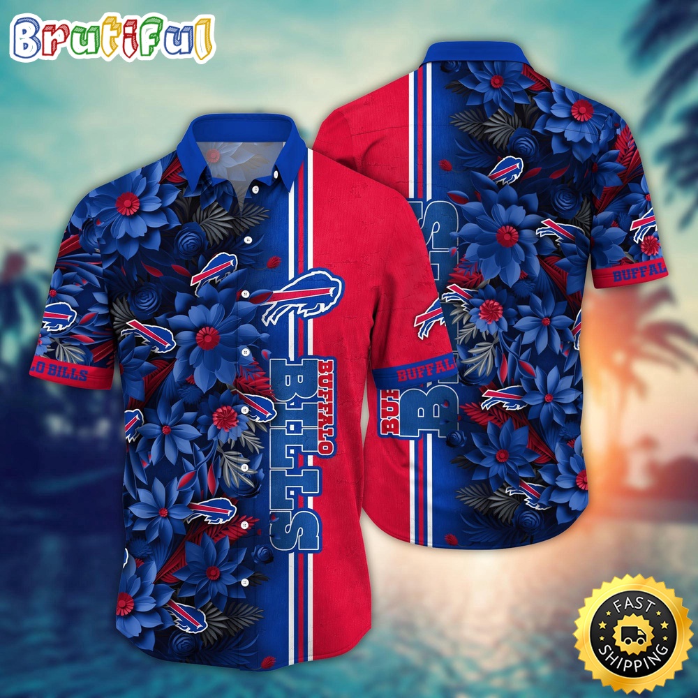 NFL Buffalo Bills Hawaii Shirt Flower Tropical Vibes In Shirts