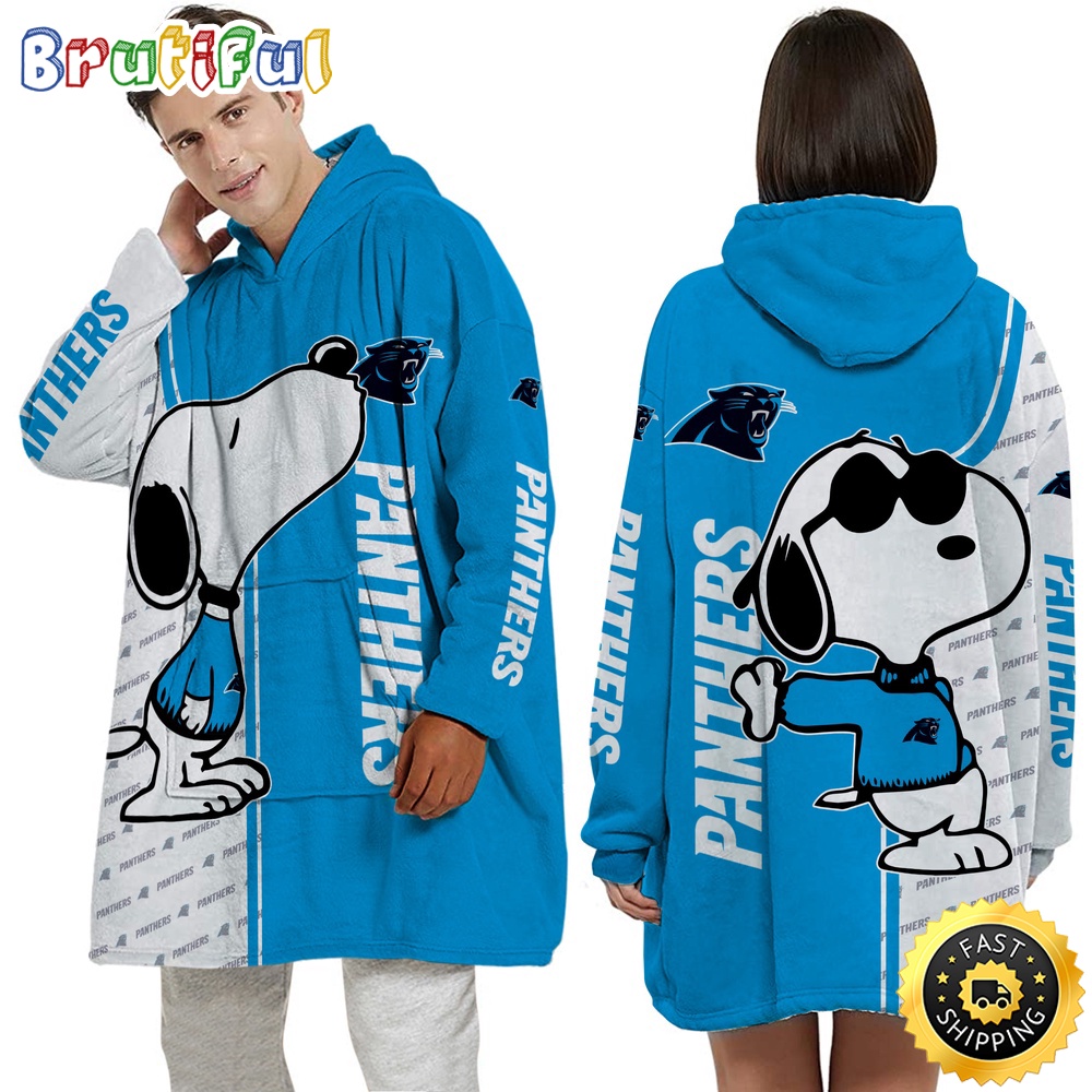 NFL Carolina Panthers Blanket Hoodie For Fans Unisex Hoodie