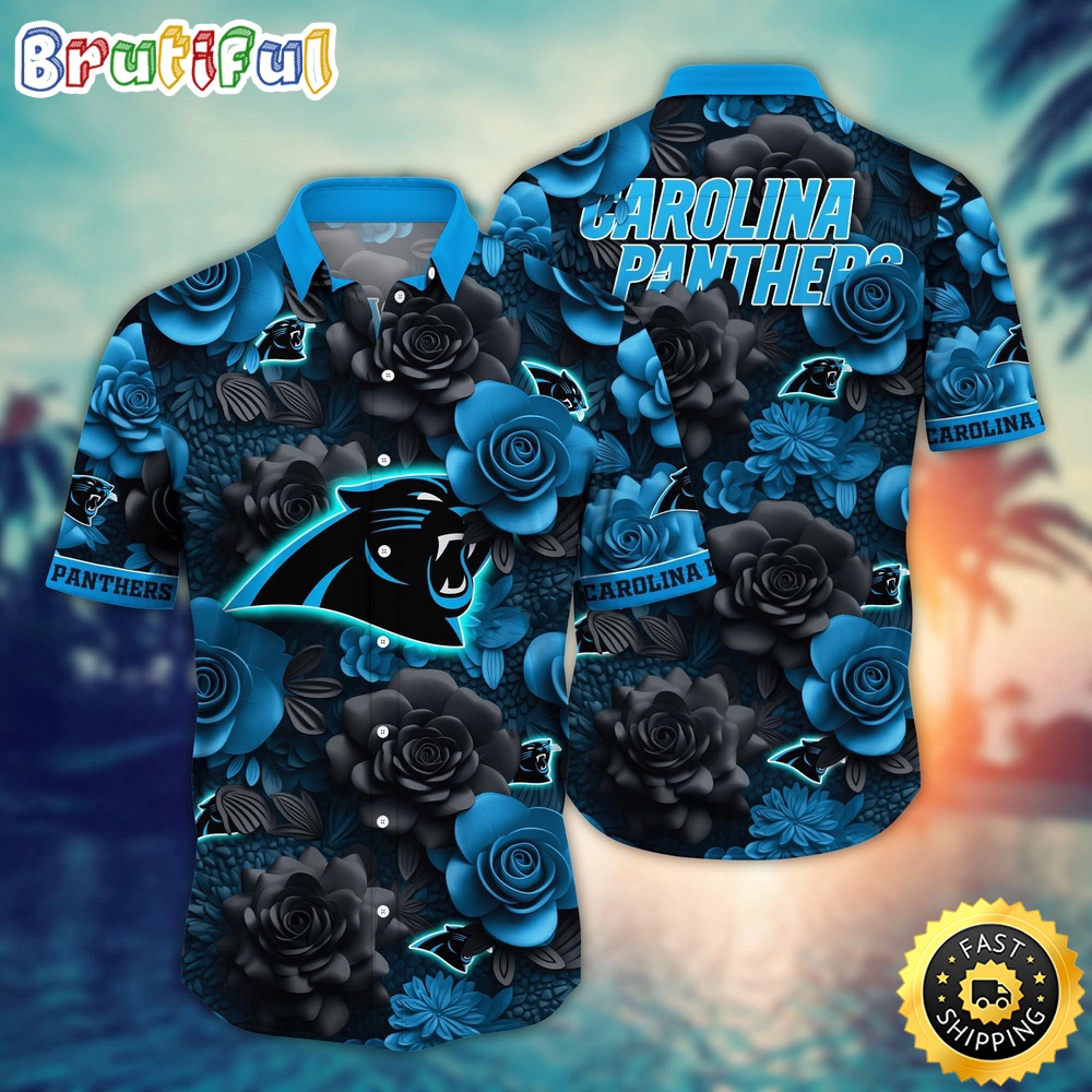 NFL Carolina Panthers Hawaii Shirt Flower Aloha Spirit Shirts