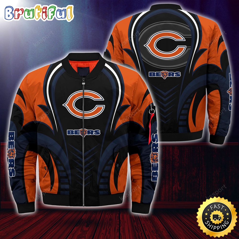 NFL Chicago Bears Bomber Jacket Trendy Bomber Jackets