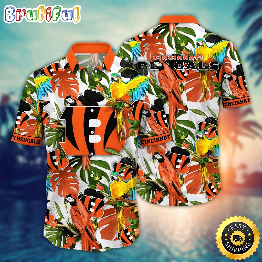 NFL Cincinnati Bengals Hawaii Shirt Flower Sunshine Inspired Tops