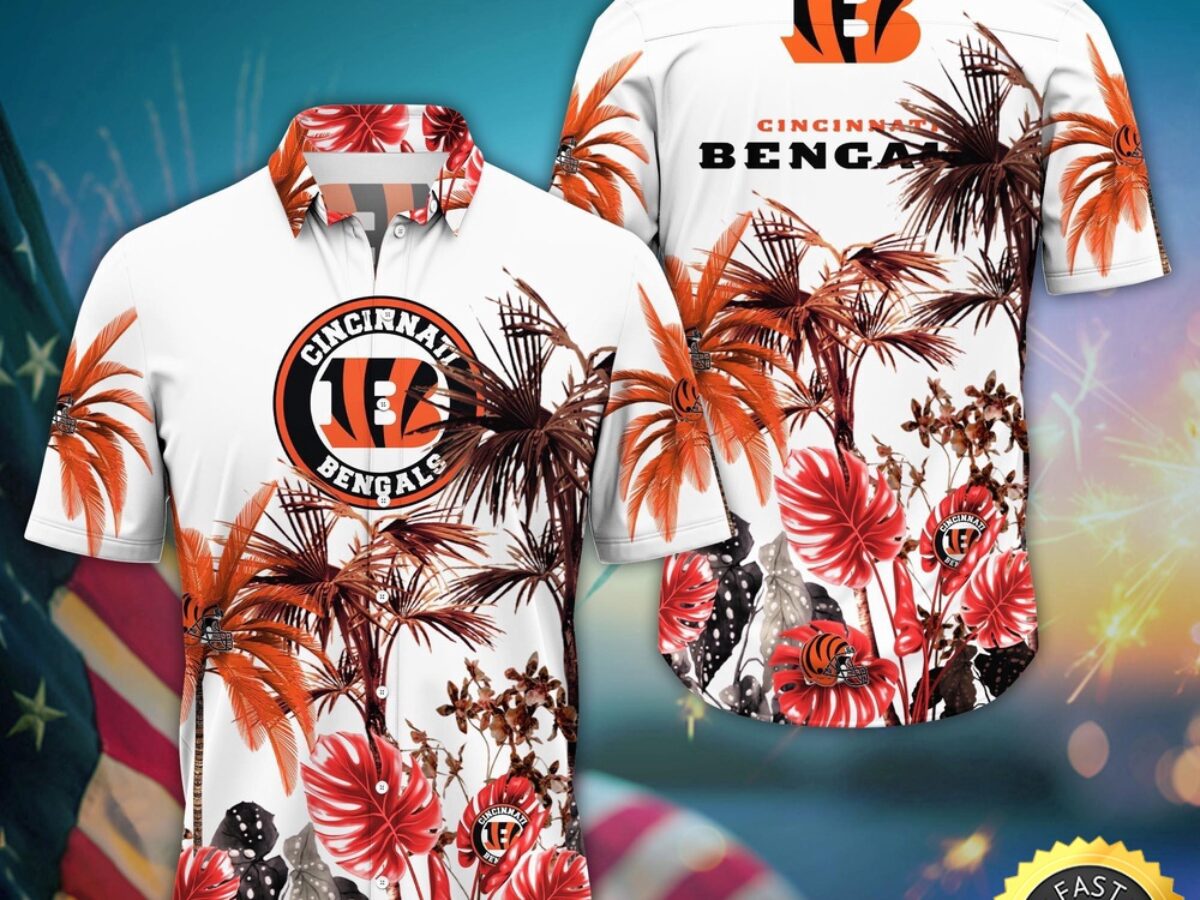 NFL Cincinnati Bengals Hawaii Shirt Palm Tree Aloha Shirt For Fans