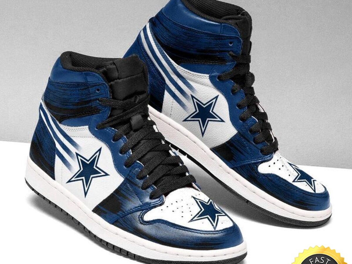 dallas cowboys color jordans