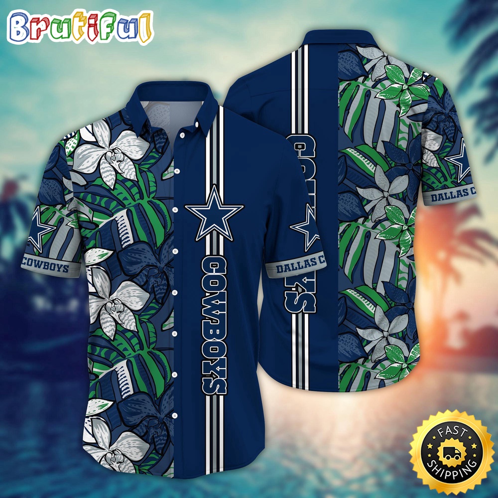 NFL Dallas Cowboys Hawaii Shirt Flower Chic Aloha Fashion