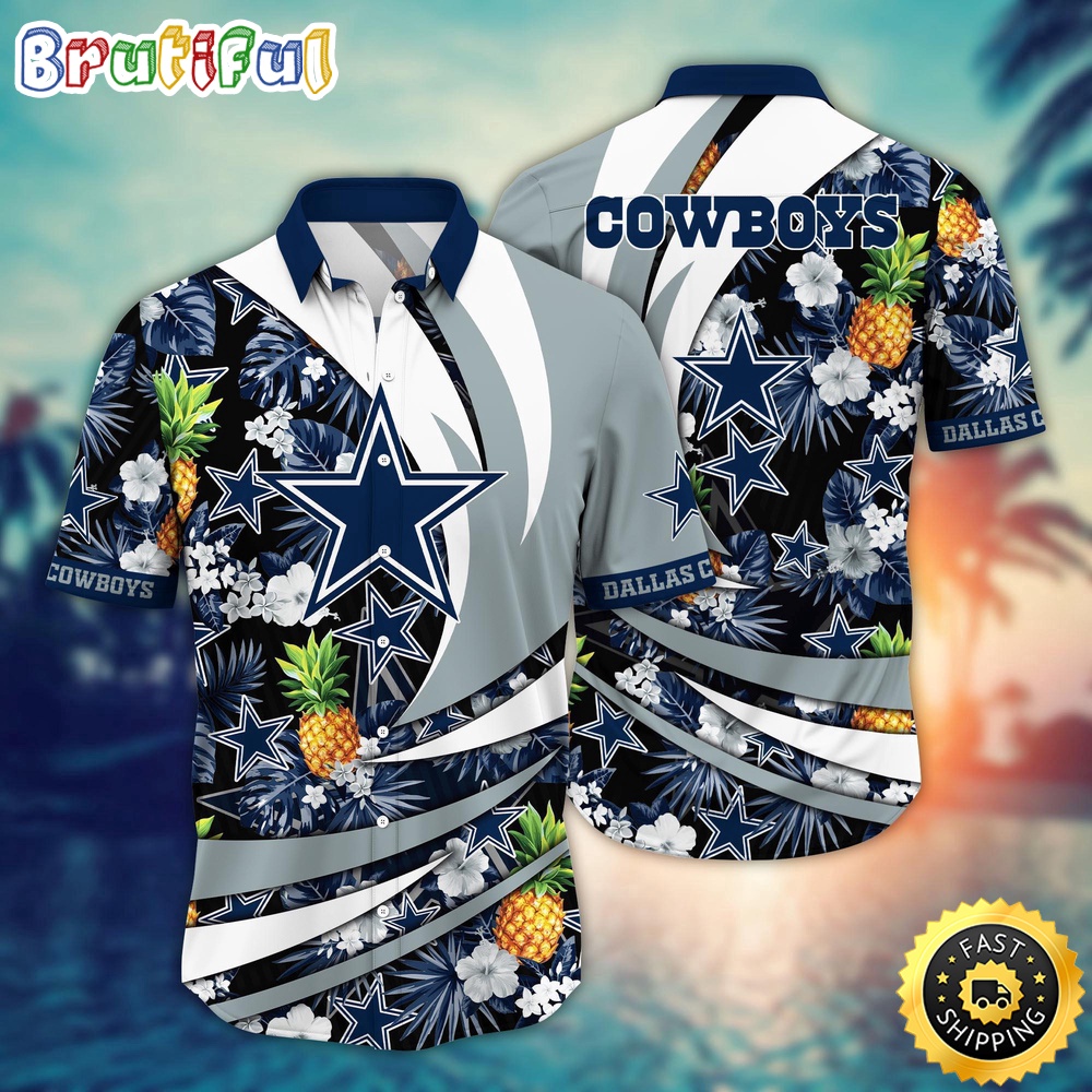 NFL Dallas Cowboys Hawaii Shirt Flower Classic Hawaiian Prints