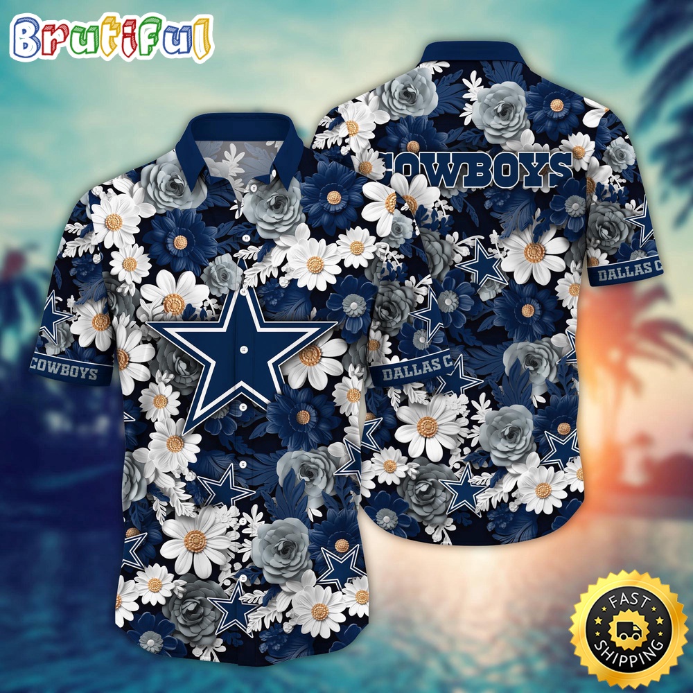NFL Dallas Cowboys Hawaii Shirt Flower Sunny Day Essentials