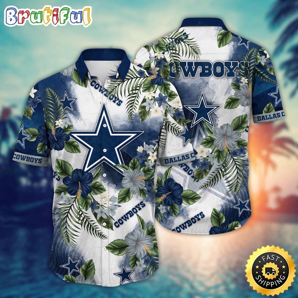 NFL Dallas Cowboys Hawaii Shirt Flower Trendy Floral Tops