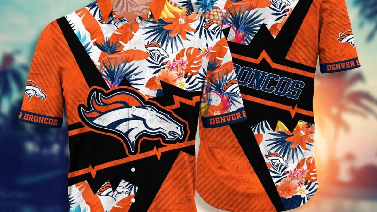 NFL Denver Broncos Hawaii Shirt Flower Island Inspired Apparel