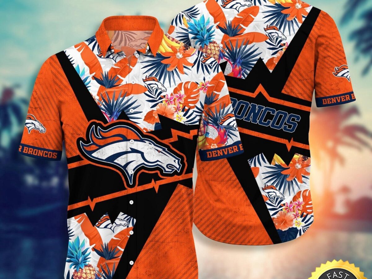 NFL Denver Broncos シルク半袖シャツ XL ヴィンテージ nfl-denver-broncos-hawaii-