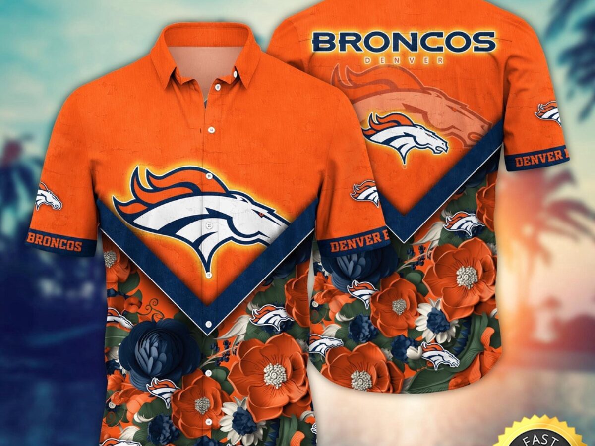 NFL Denver Broncos シルク半袖シャツ XL ヴィンテージ nfl-denver-broncos-hawaii-