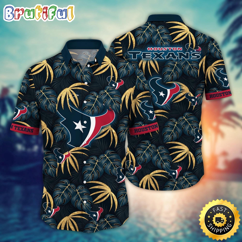 NFL Houston Texans Hawaii Shirt Flower Beachy Keen Fashion