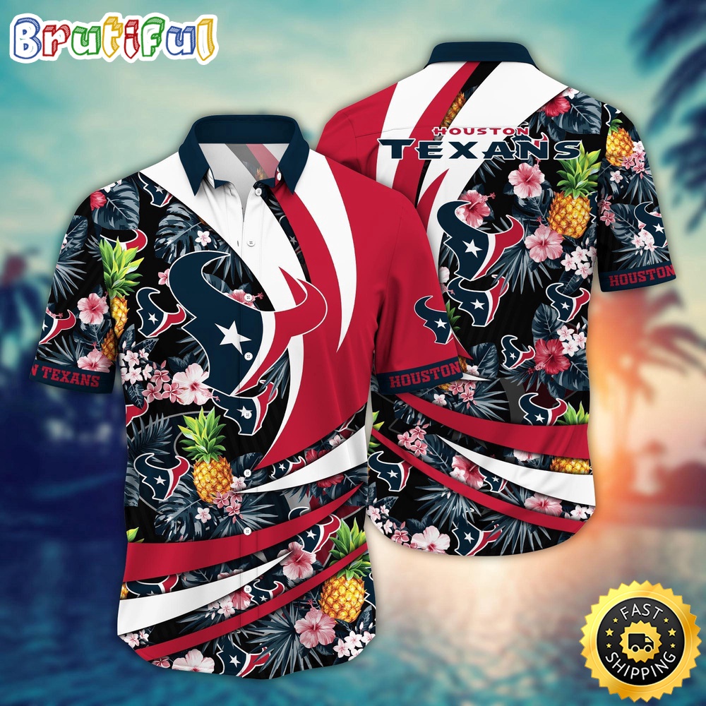 NFL Houston Texans Hawaii Shirt Flower Classic Hawaiian Prints