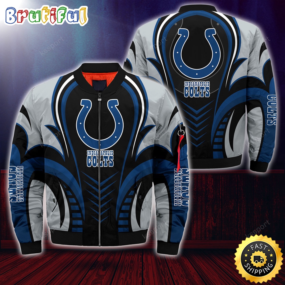 NFL Indianapolis Colts Bomber Jacket Trendy Bomber Jackets