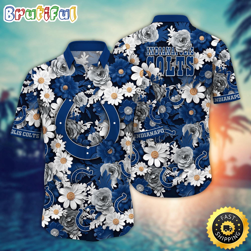 NFL Indianapolis Colts Hawaii Shirt Flower Sunny Day Essentials