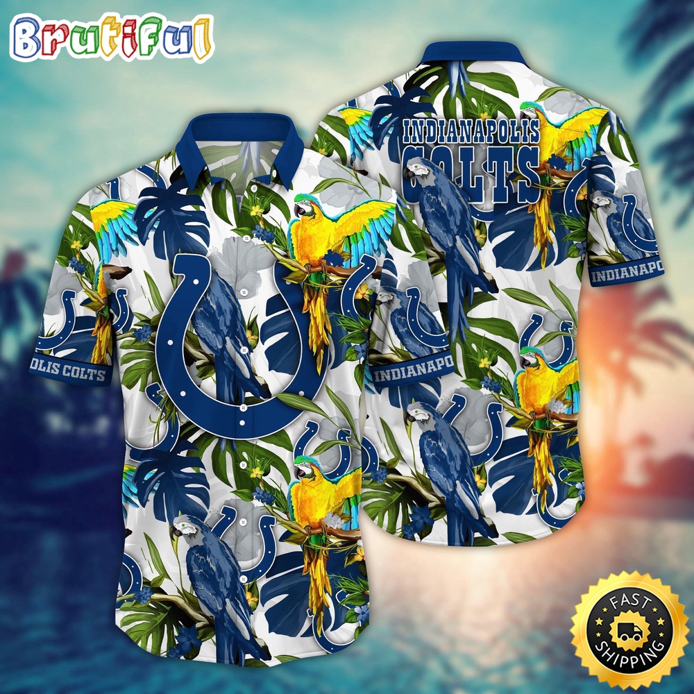 NFL Indianapolis Colts Hawaii Shirt Flower Sunshine Inspired Tops