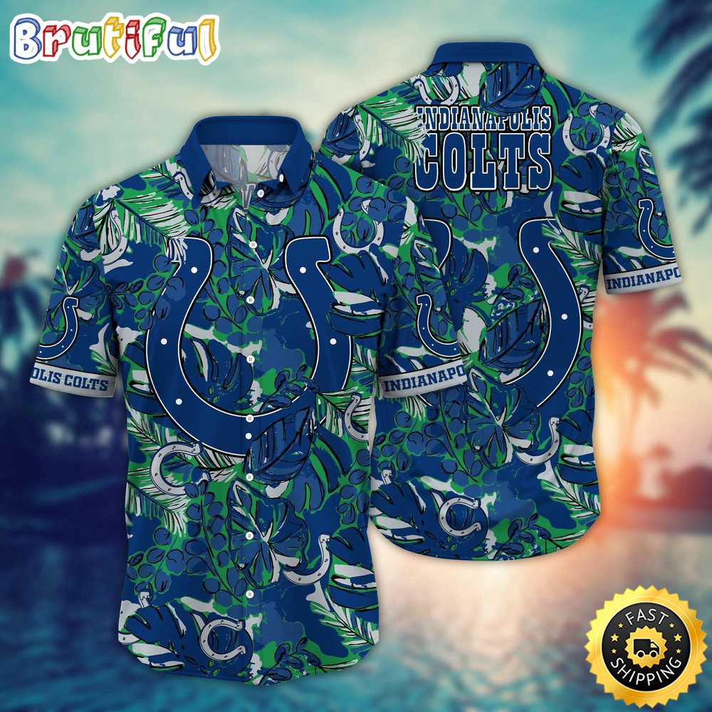 NFL Indianapolis Colts Hawaii Shirt Flower Tropical Holiday Attire