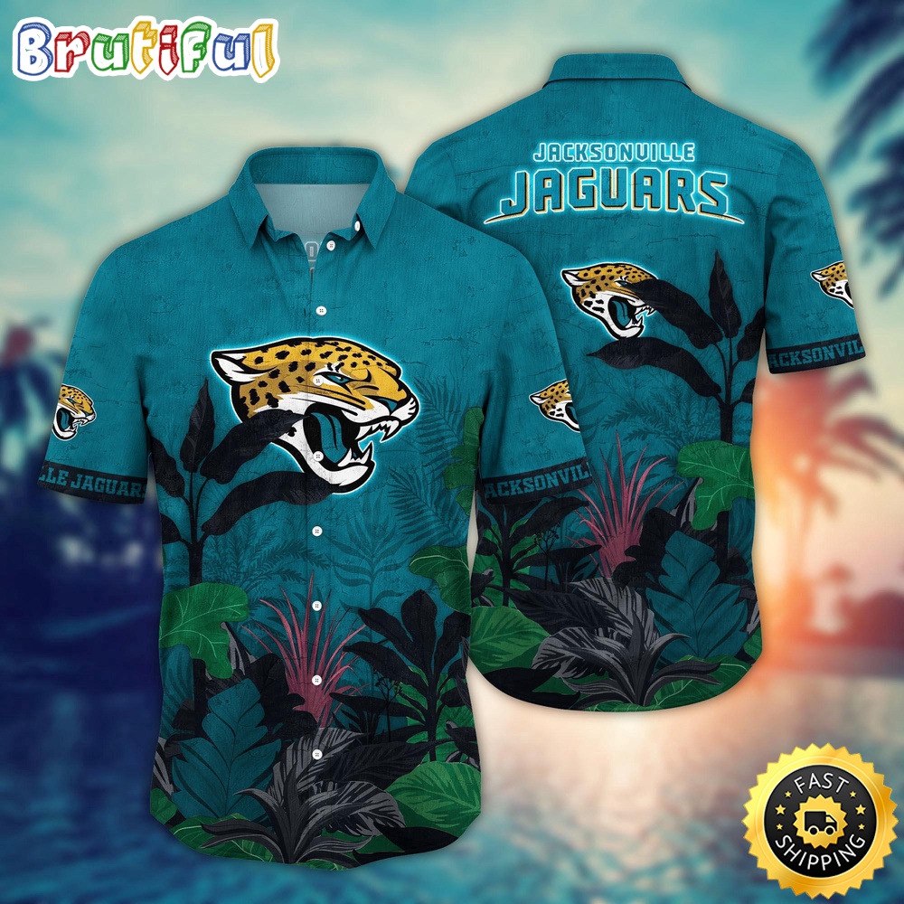 NFL Jacksonville Jaguars Hawaii Shirt Flower Hawaiian Style Statements
