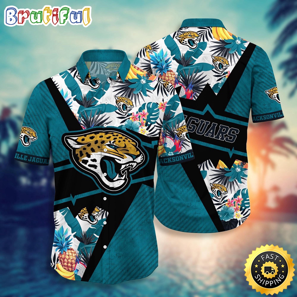 NFL Jacksonville Jaguars Hawaii Shirt Flower Island Inspired Apparel