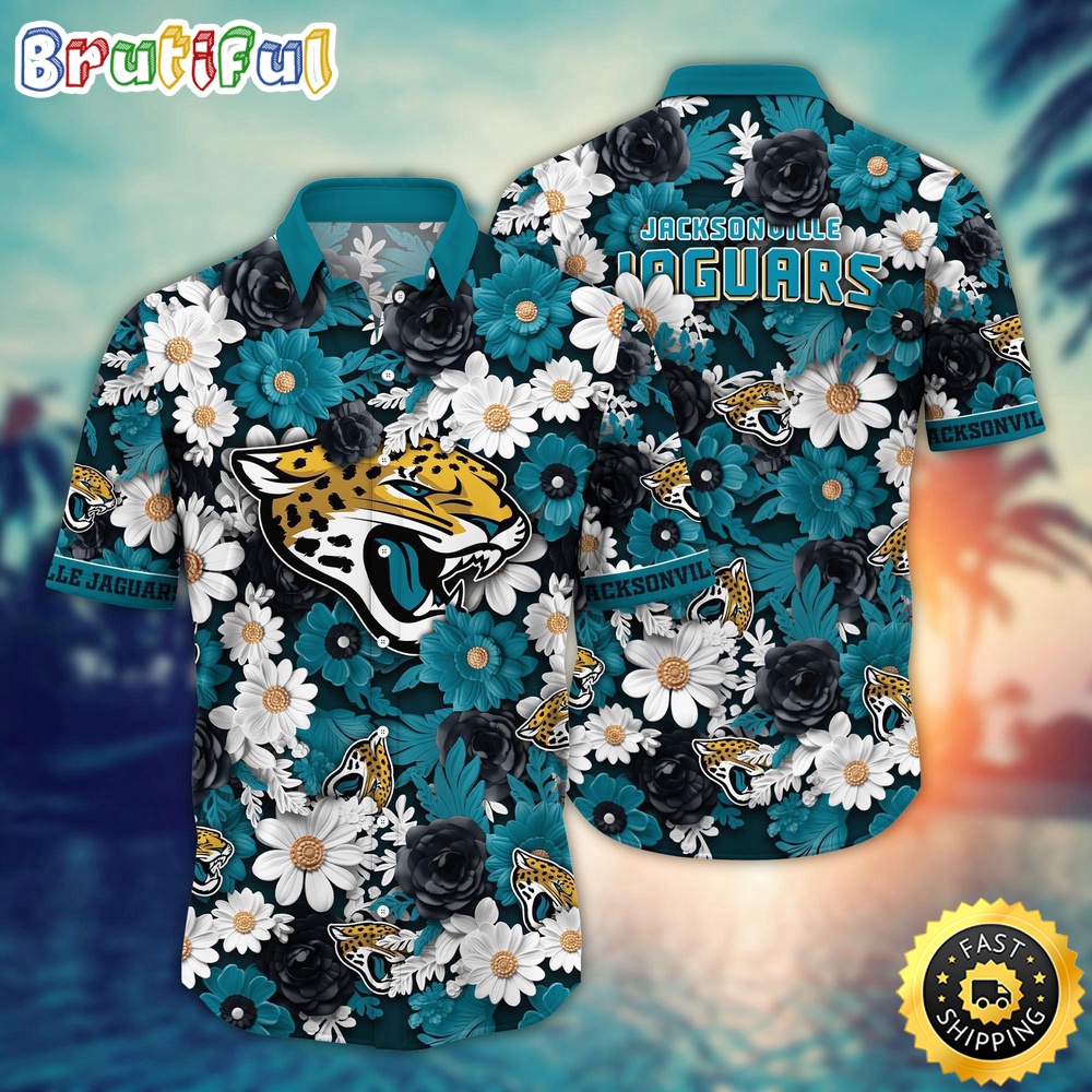 NFL Jacksonville Jaguars Hawaii Shirt Flower Sunny Day Essentials