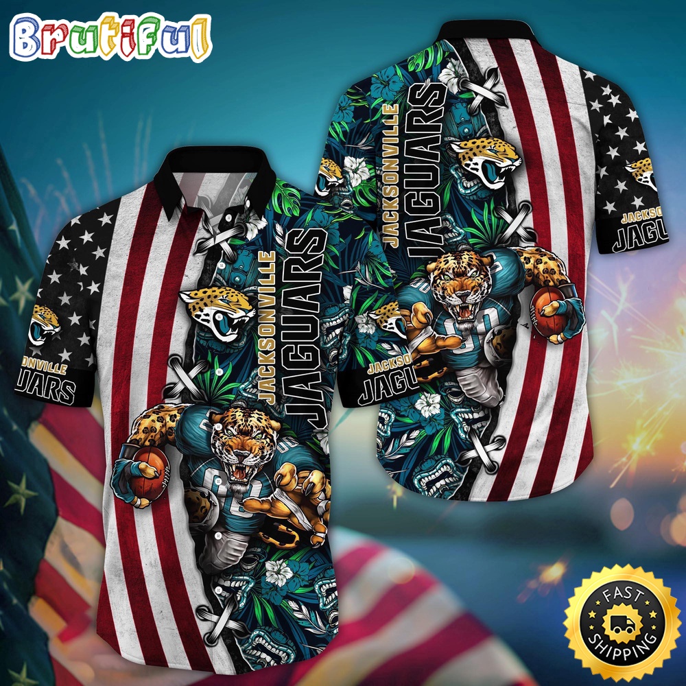 NFL Jacksonville Jaguars Hawaii Shirt Mascot Aloha Summer Shirt