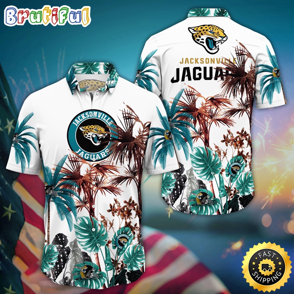NFL Jacksonville Jaguars Hawaii Shirt Palm Tree Aloha Shirt For Fans