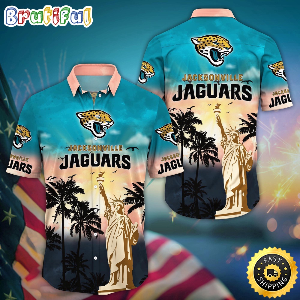 NFL Jacksonville Jaguars Hawaii Shirt Statue Of Liberty Aloha Shirt