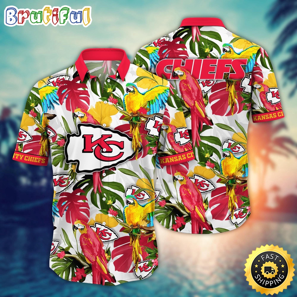NFL Kansas City Chiefs Hawaii Shirt Flower Sunshine Inspired Tops