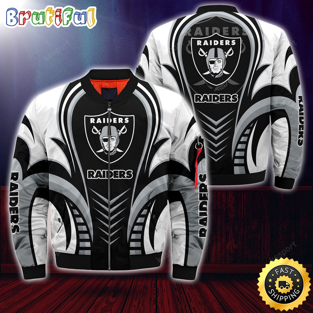 NFL Las Vegas Raiders Bomber Jacket Trendy Bomber Jackets