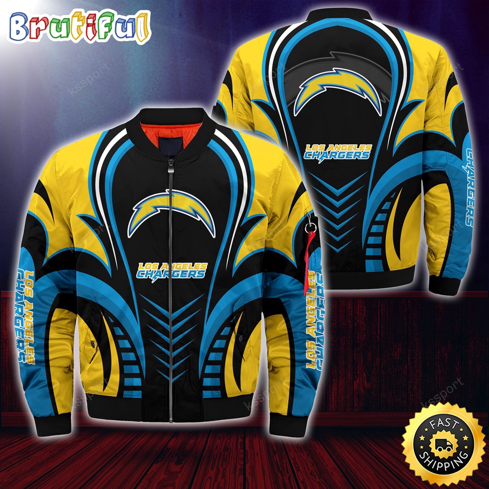 NFL Los Angeles Chargers Bomber Jacket Trendy Bomber Jackets