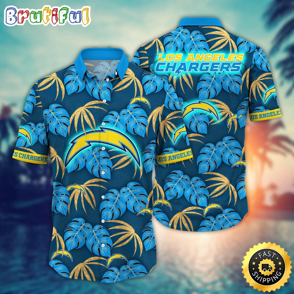 NFL Los Angeles Chargers Hawaii Shirt Flower Beachy Keen Fashion