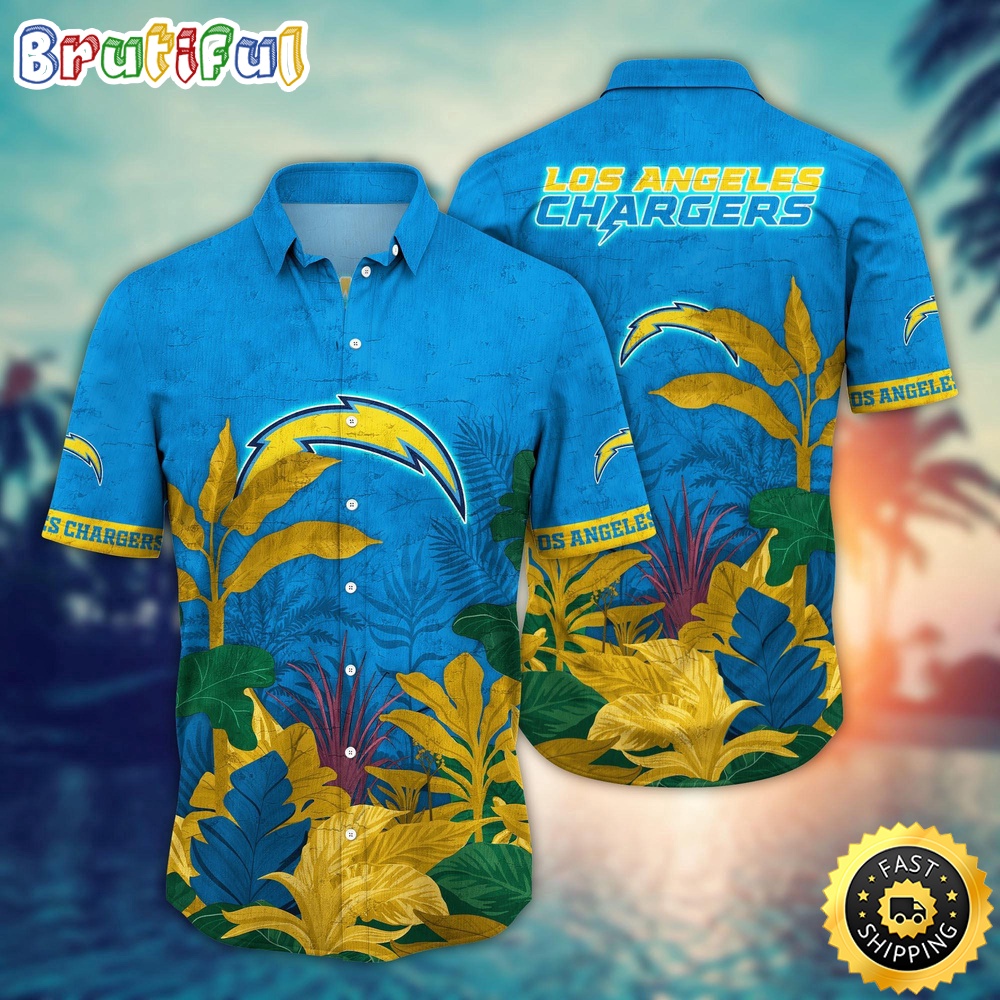 NFL Los Angeles Chargers Hawaii Shirt Flower Hawaiian Style Statements