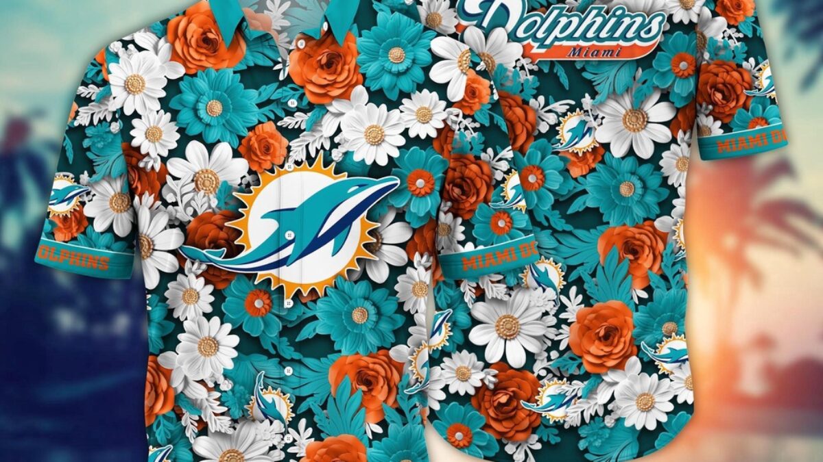 NFL Miami Dolphins Hawaii Shirt Flower Sunny Day Essentials