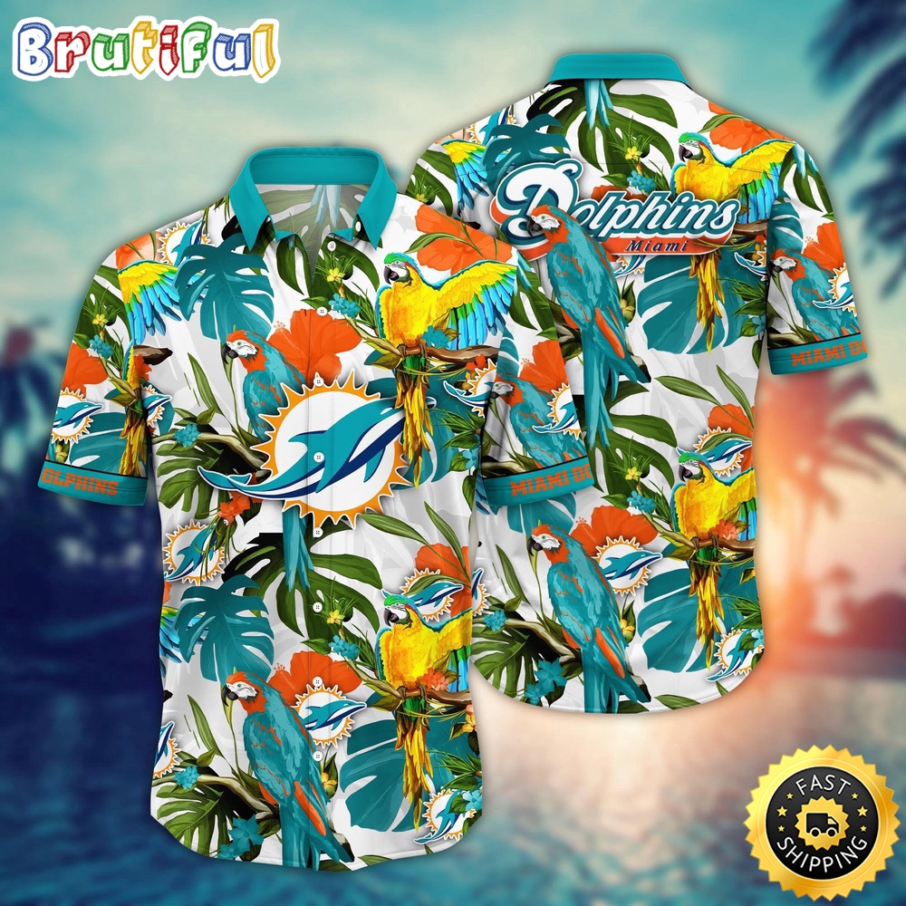NFL Miami Dolphins Hawaii Shirt Flower Sunshine Inspired Tops