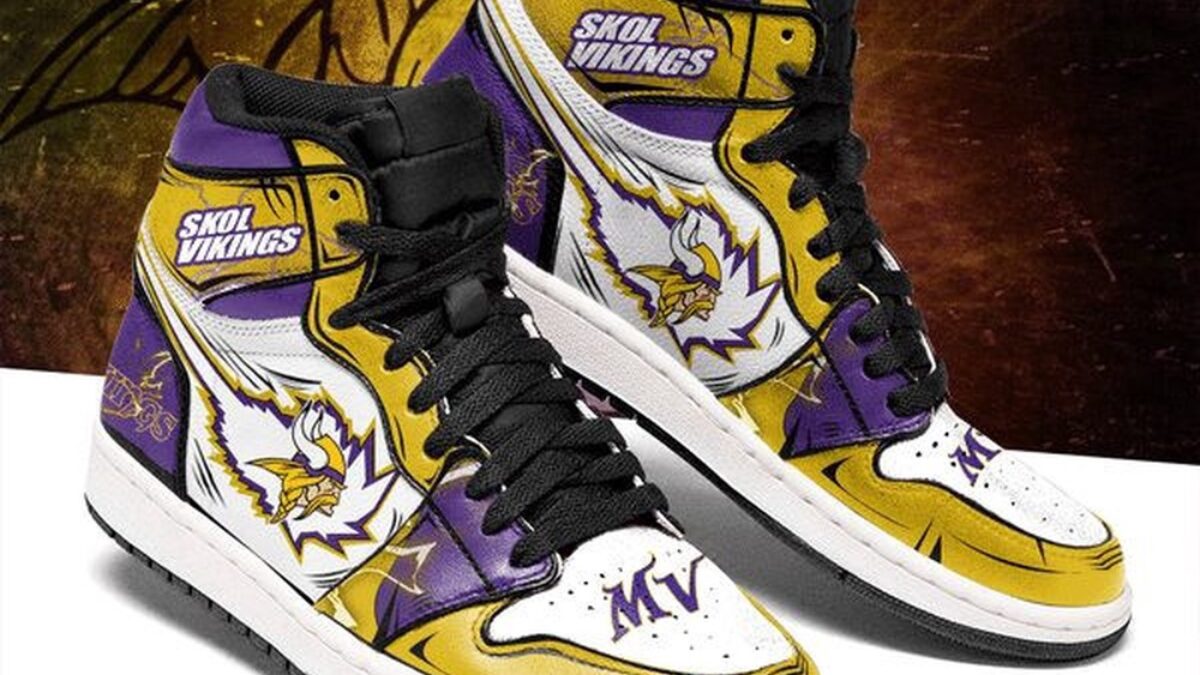 Reebok x NFL Minnesota Viking purple gold white mens sneakers Percy Harvin Minnesota Vikings Football Jersey Kids Boys  main image 2