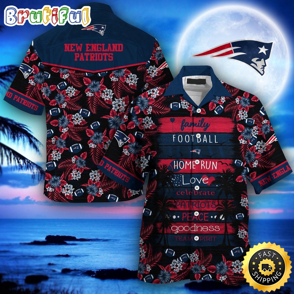 NFL New England Patriots Hawaii Shirt Family Football Sport Shirt For Loved Ones And Friends