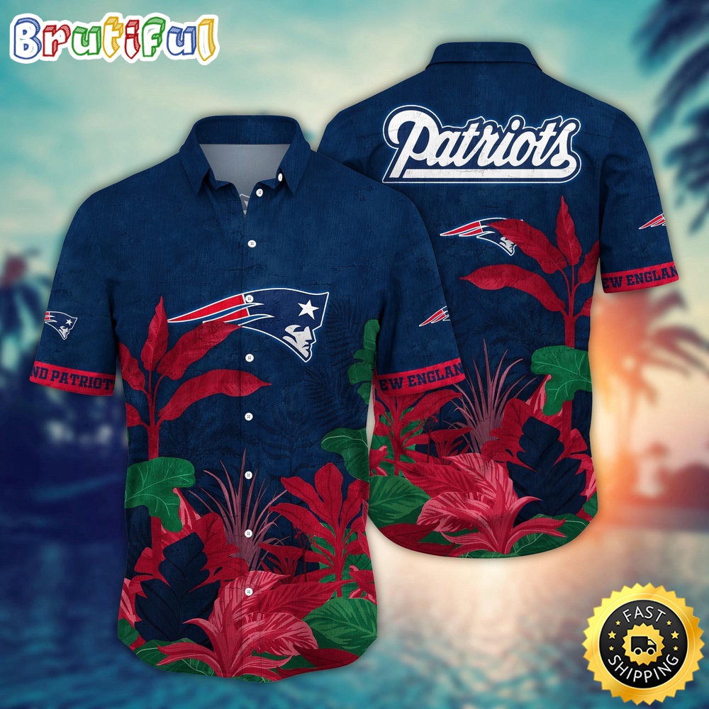 NFL New England Patriots Hawaii Shirt Flower Hawaiian Style Statements