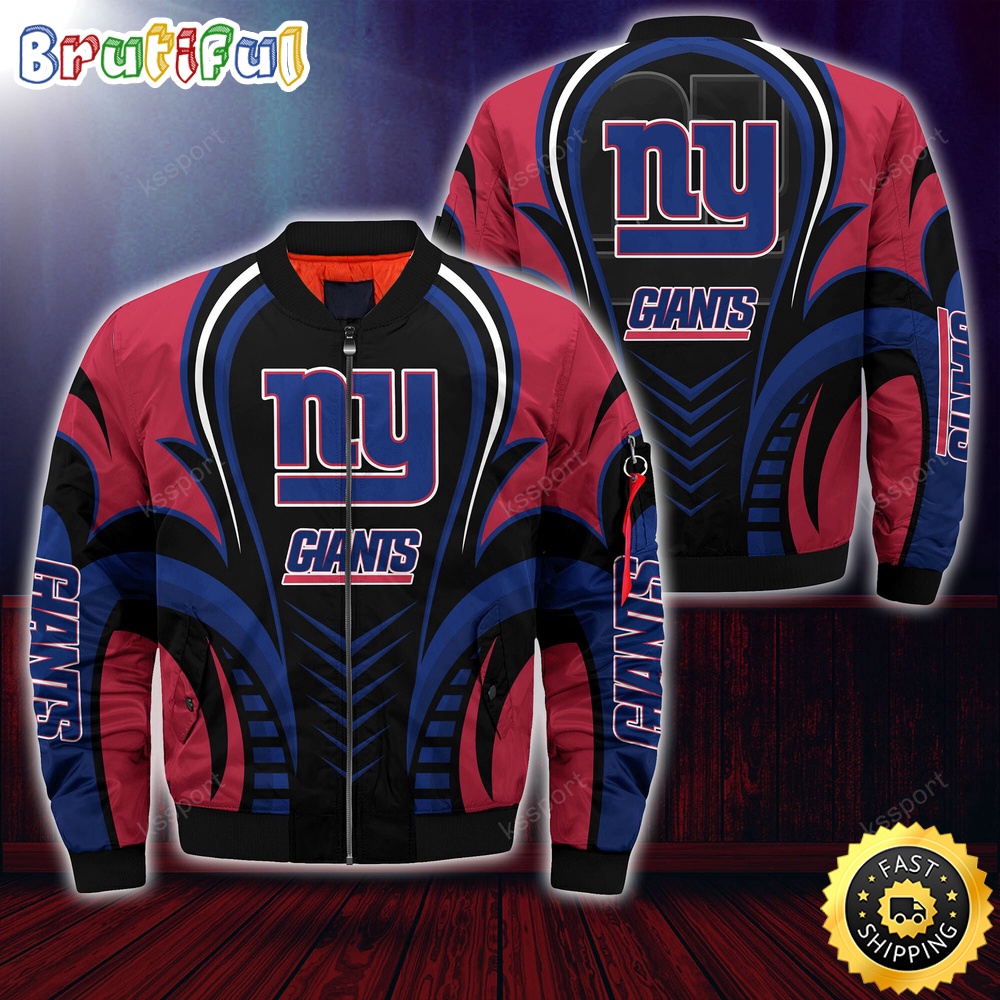 NFL New York Giants Bomber Jacket Trendy Bomber Jackets