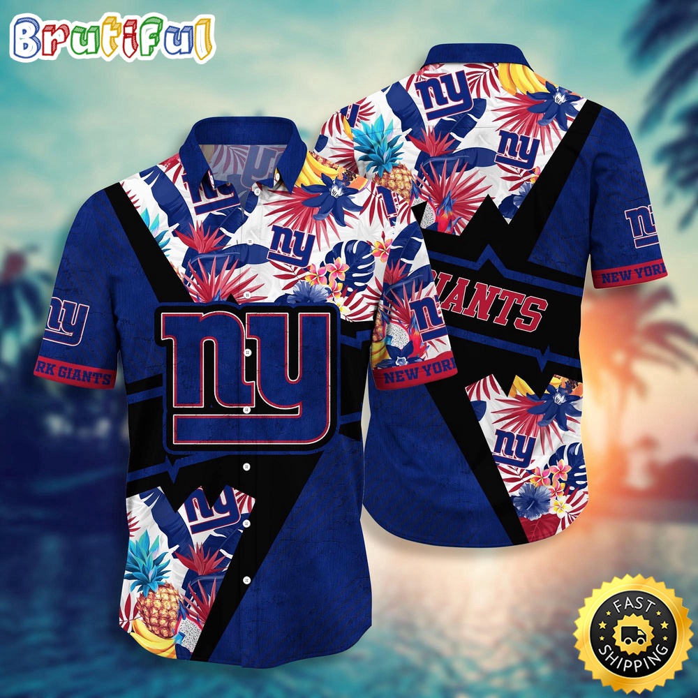 NFL New York Giants Hawaii Shirt Flower Island Inspired Apparel