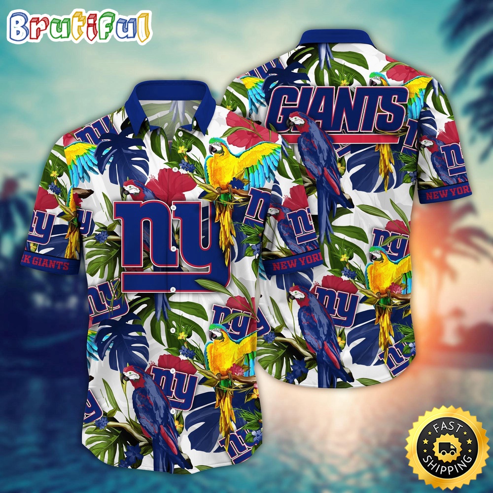 NFL New York Giants Hawaii Shirt Flower Sunshine Inspired Tops