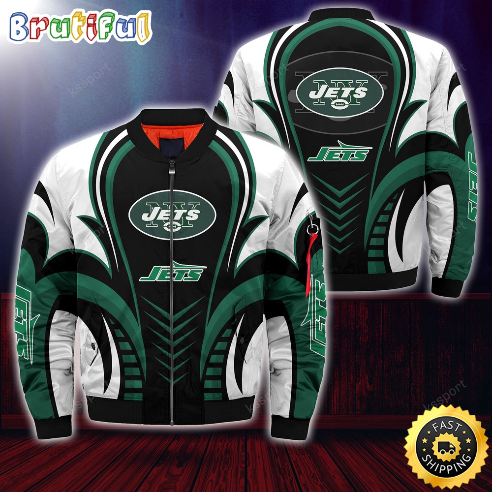 NFL New York Jets Bomber Jacket Trendy Bomber Jackets