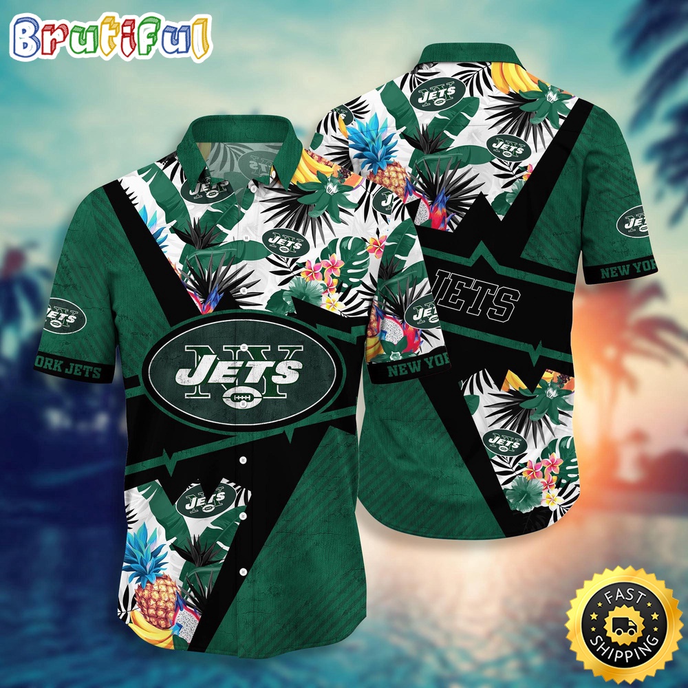 NFL New York Jets Hawaii Shirt Flower Island Inspired Apparel