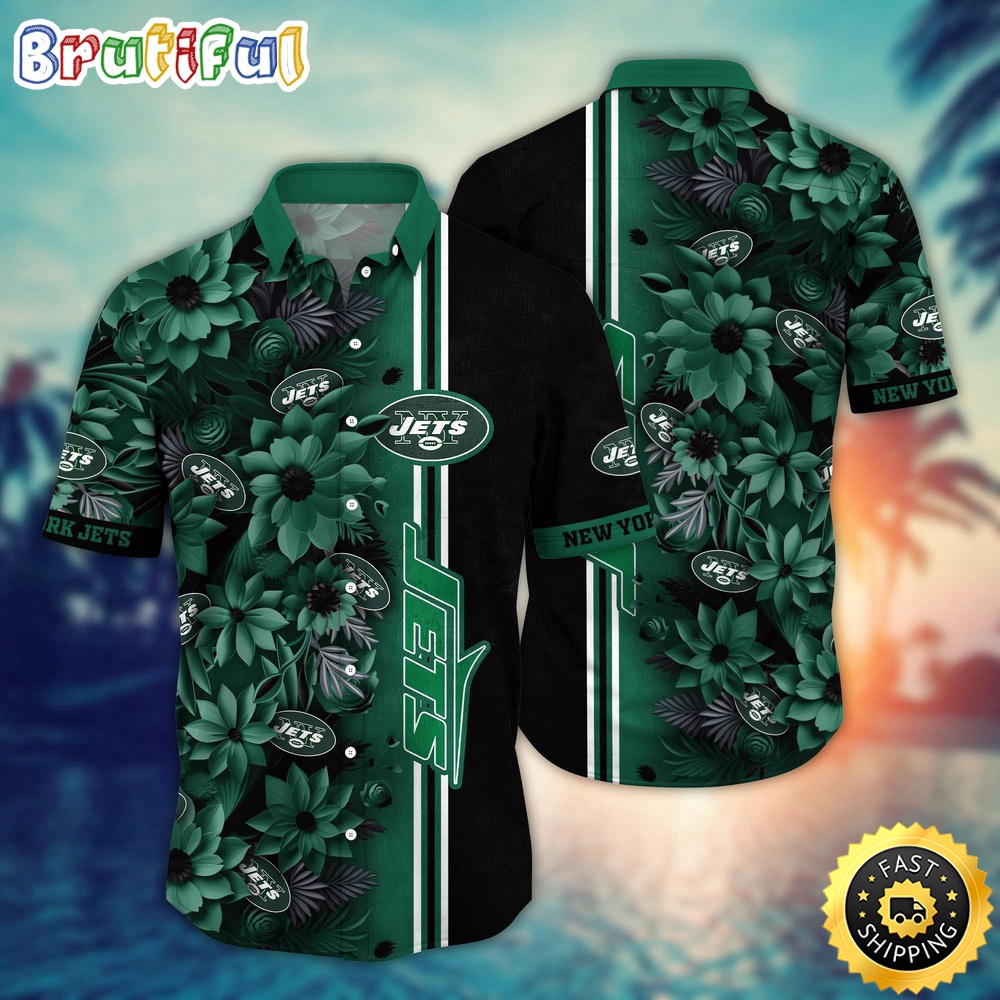 NFL New York Jets Hawaii Shirt Flower Tropical Vibes In Shirts