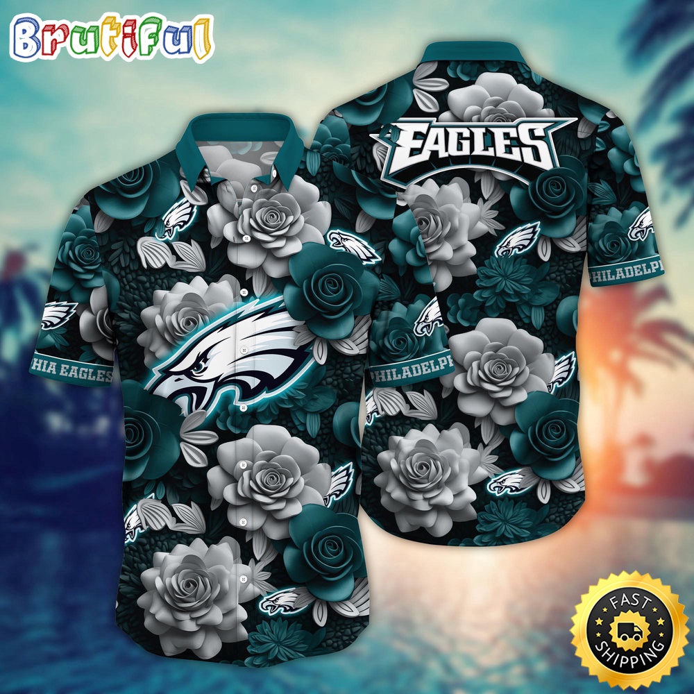 NFL Philadelphia Eagles Hawaii Shirt Flower Aloha Spirit Shirts