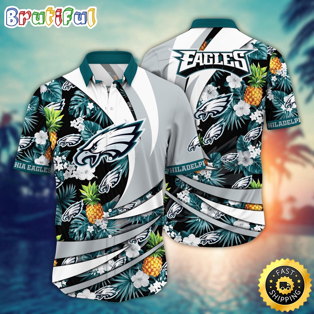 NFL Philadelphia Eagles Hawaii Shirt Flower Classic Hawaiian Prints