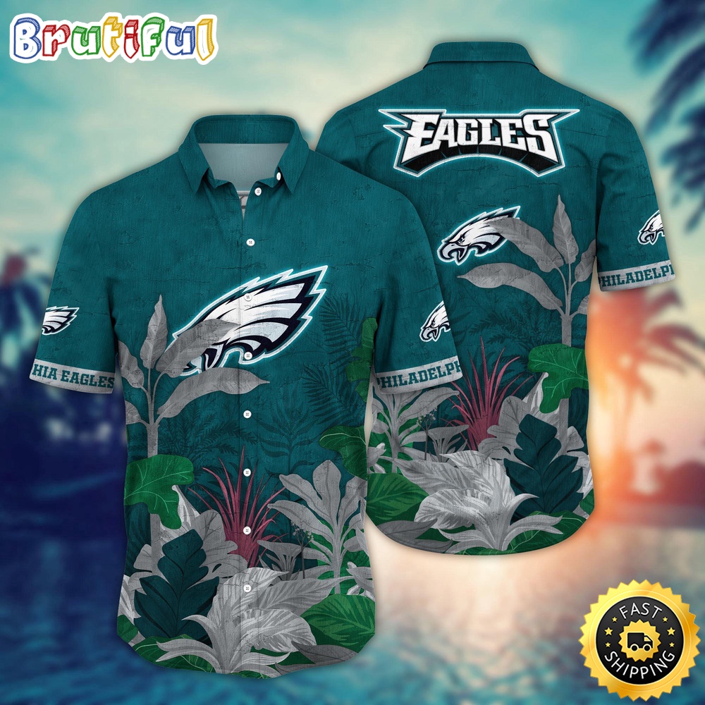 NFL Philadelphia Eagles Hawaii Shirt Flower Hawaiian Style Statements