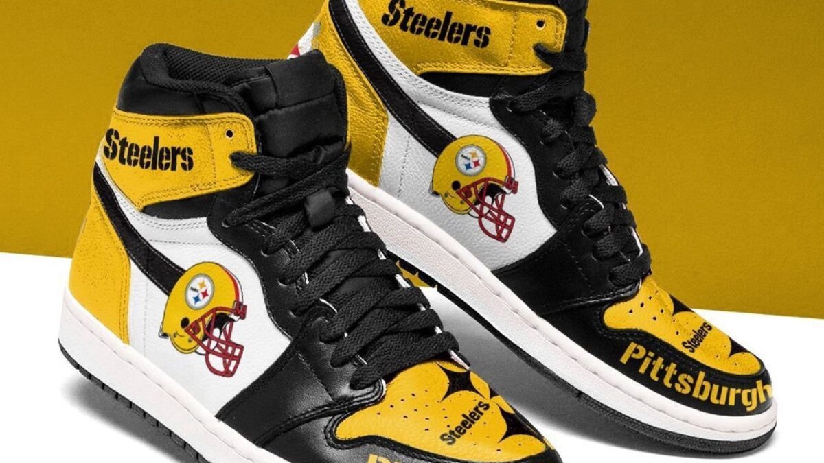 NFL Pittsburgh Steelers Air Jordan 1 Shoes