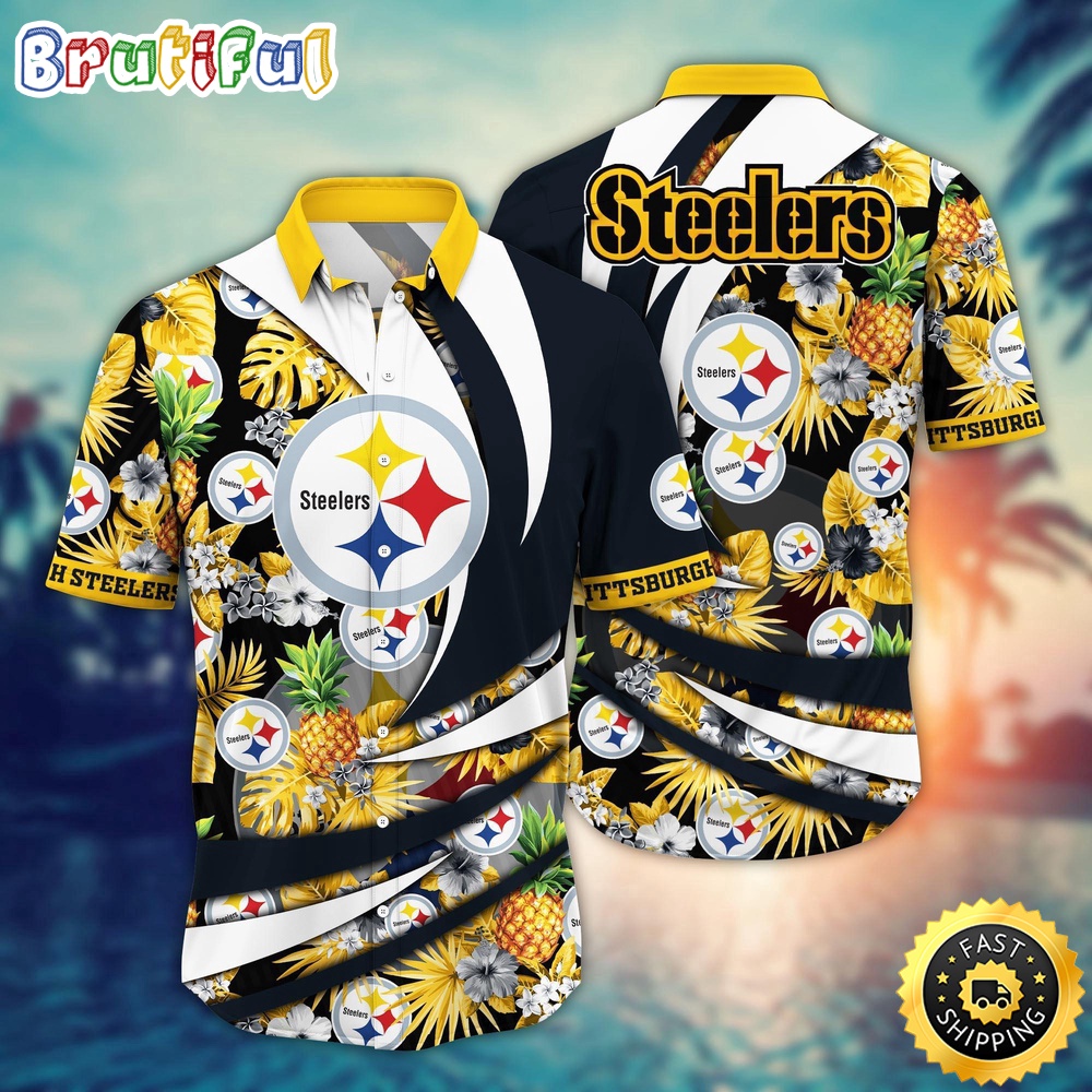 NFL Pittsburgh Steelers Hawaii Shirt Flower Classic Hawaiian Prints